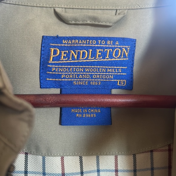 Vintage Pendleton khaki bomber size small - Picture 5 of 8